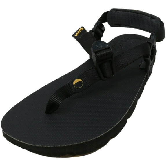 Luna Sandals Mono Winged Edition Color: Black, Size: M6/W8