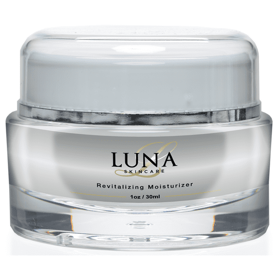 Luna Skincare - Day and Night Revitalizing Facial Cream - Spa Quality - Designed to Deeply Hydrate, Minimize Wrinkles, Improve Complexion - 1oz