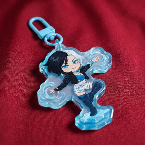 Luna Snow Rivals Inspired Keychain Charm, Ita Bag Decor Accessory