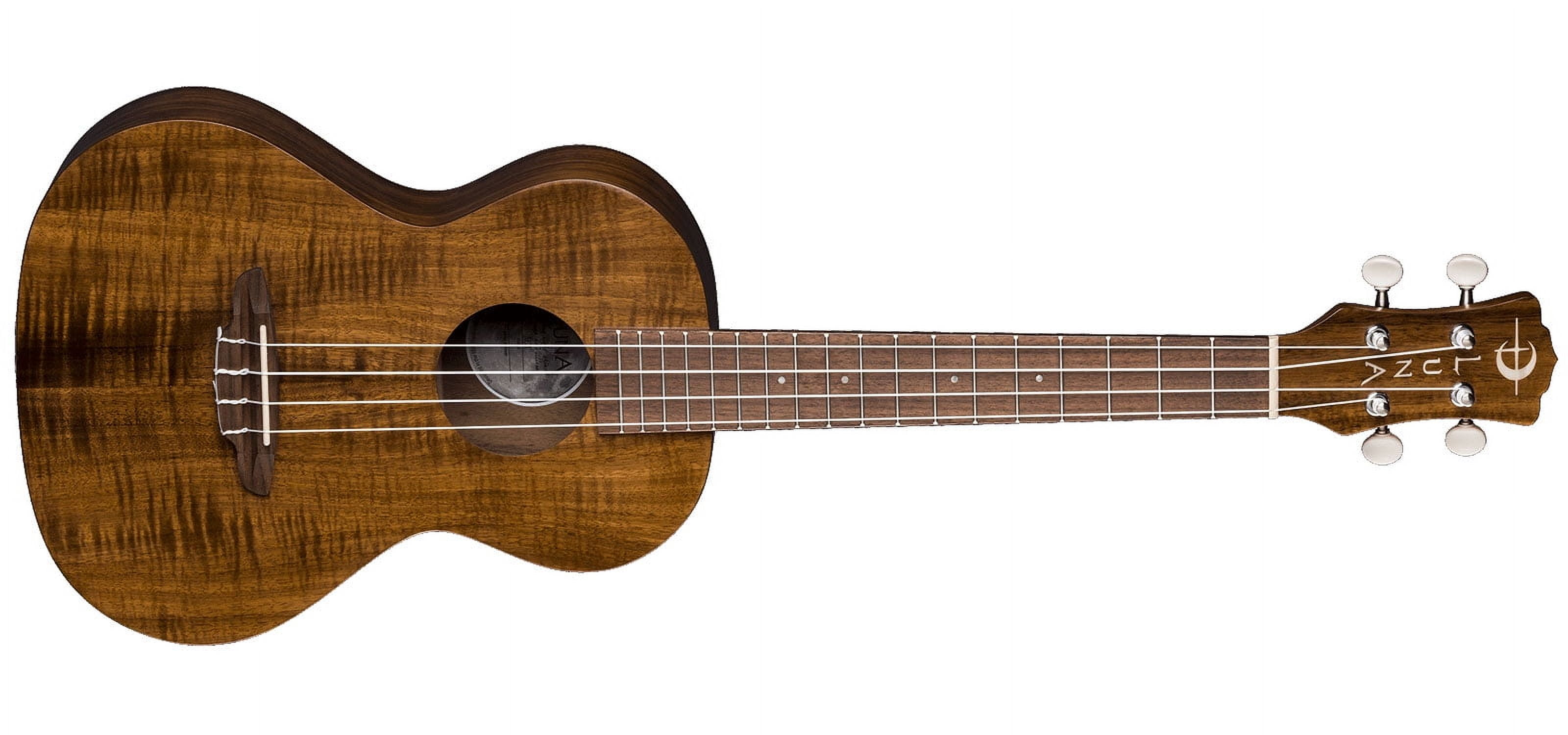 Luna UKE ACT Flamed Acacia Tenor Ukulele w/ Gig Bag Brand New