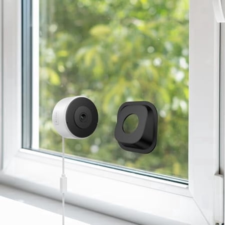 Luna Window Camera, 3MP 2K Indoor Home Security Camera with Magnetic No-Drill Window Mount, Full-Color Night Vision, AI Human & Vehicle Detection, Dual-Band Wi-Fi 6, Two-Way Audio