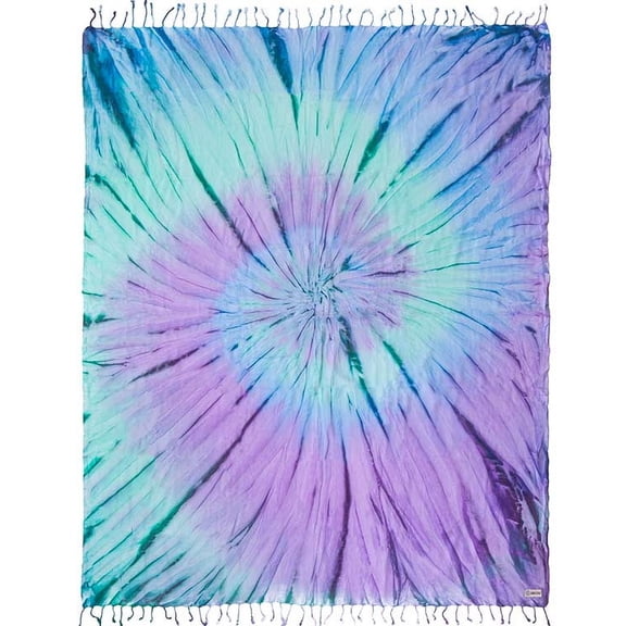 Sand Cloud Extra Large Turkish Beach Towel - Sand Resistant - 100% Organic Turkish Cotton Yarn - Quick Dry Towel for Beach, Picnic Blanket or Throw - As Seen on Shark Tank - Tie Dye (Luna)