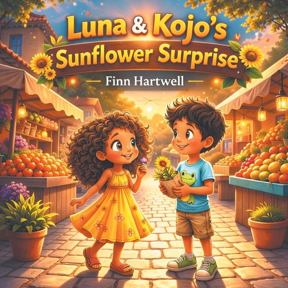 Luna & Kojo's Sunflower Surprise: A Heartwarming Story About Patience, Friendship, and Growing Together for Children Age, (Paperback)