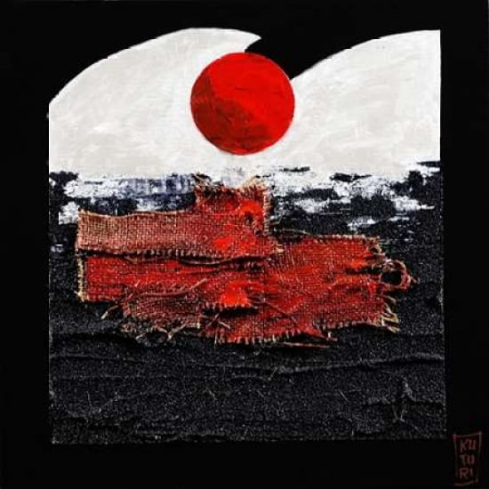 Luna rossa Canvas Art - Kuturi (24 x 24)