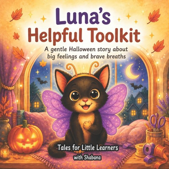 Big Feelings, Little Bodies Luna's Helpful Toolkit: A Gentle Halloween Story About Big Feelings, Square Breathing & 5-4-3-2-1 Grounding for Kids Age, Book 4, (Paperback)