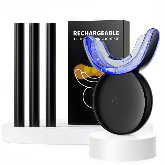 Lunakind Teeth Whitening Kit with 16-LED Lights, 16 mins Result Teeth Whitening Gel, Remove Many Years of Stains