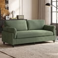 thumbnail image 1 of Lunale 82" Oversized Loveseat Sofa, Modern 2-Seater Cloud Couch for Living Room, Green Corduroy, 1 of 6