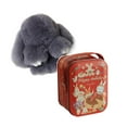 Lunaluna Clearance!!!Handheld Tin Box Cookie Can Rabbit Pattern Candy