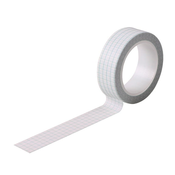 Lunanne Grid Paper Tape Decorative Stickers Grid Material Tape For School Supplies Border Box Decoration Adhesive Tape