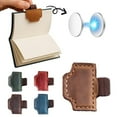 thumbnail image 1 of Lunanne Personalized Bookmarks With Pen Holder Custom Engraved Name On Leather Bookmarks Pen Holder For Notebook Journal Birthday For Book Lovers, 1 of 9
