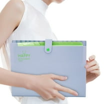 Lunanne SKYDUE Expanding File Organizer With 12 Pockets Accordion File Folders With Labels Portable Document Paper Bill Receipt Organizer Home College School Supplies Letter Size