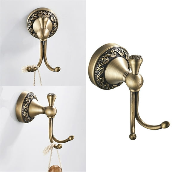 Lunanne Wall Hooks Copper Reusable Bathroom Coat