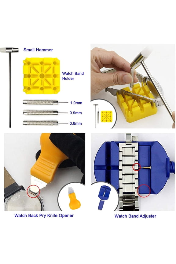 Watch Tool Kit Case Opener Link Remover Spring Bar Screwdriver
