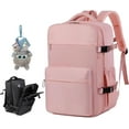 thumbnail image 1 of Lunapack Backpack, Backpack Vacuum, Large Capacity Travel Air Vacuum Compression with Electric Pum (Pink), 1 of 10