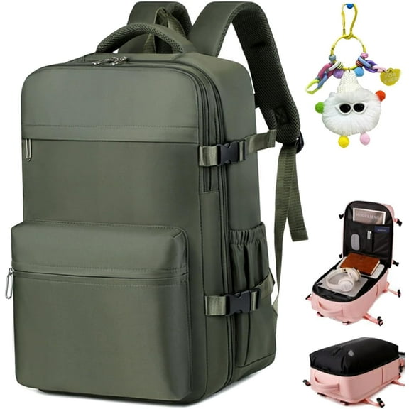 Lunapack Backpack, Vacuum Backpack Travel with Pump, Large Capacity Travel Air Vacuum Compression BAckpack