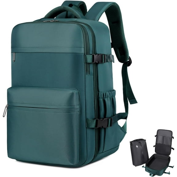 Lunapack Vacuum Backpack- Expandable Vacuum Compression Travel Backpack, Large Capacity Waterproof Carry-On Luggage