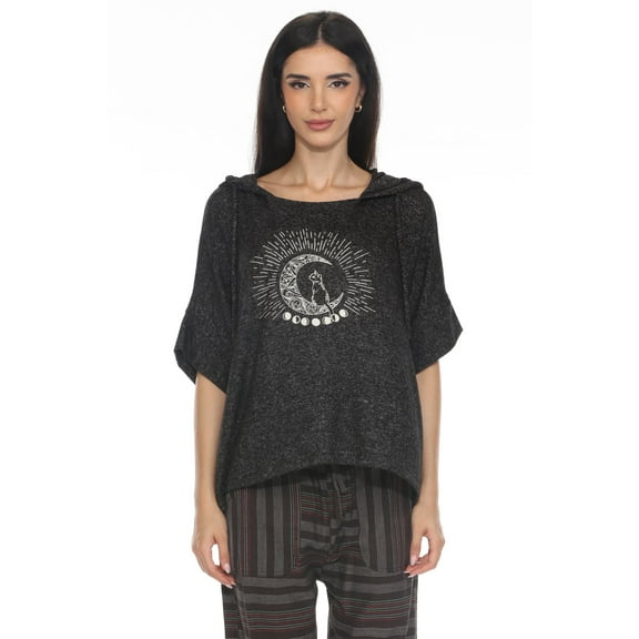 Lunar Cat Oversize Soft Sweater