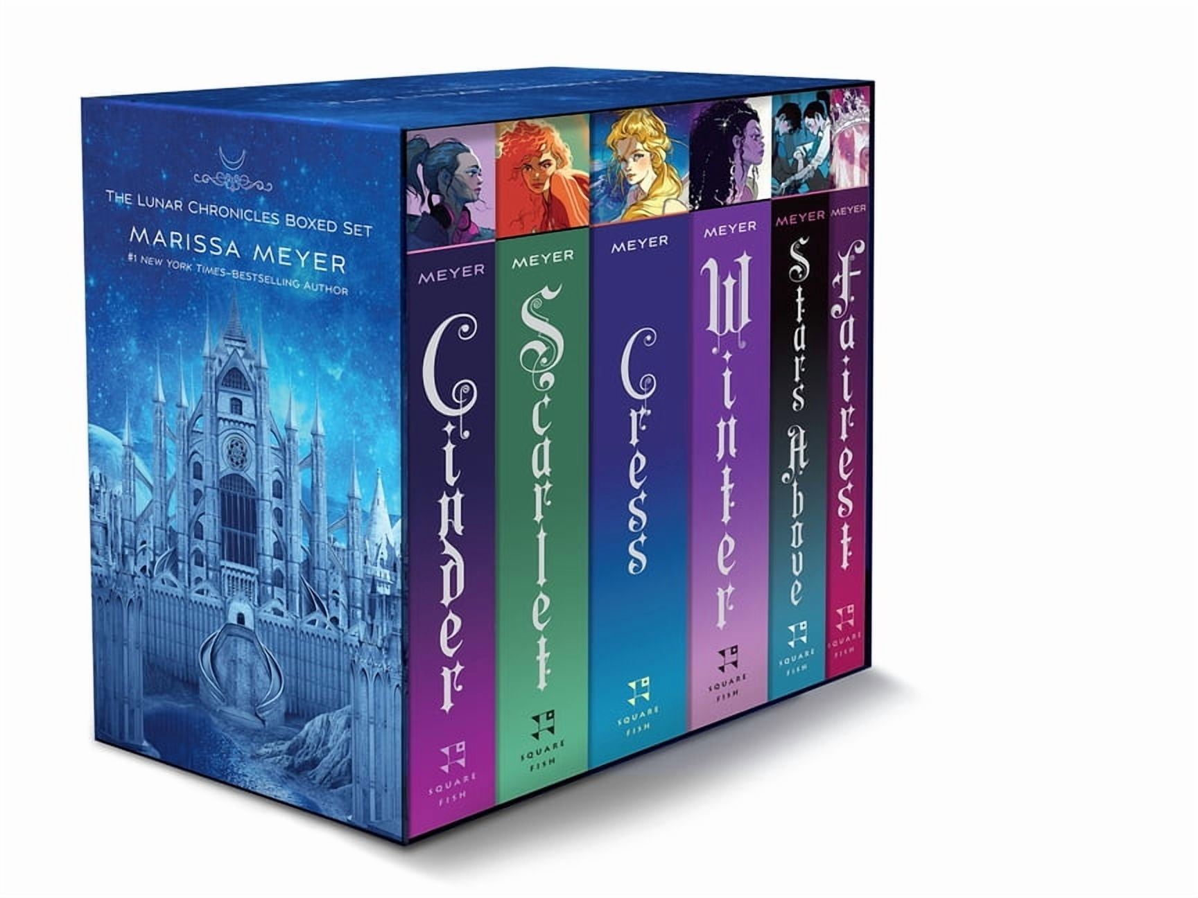 MARISSA MEYER; ERIN SIU Lunar Chronicles The Lunar Chronicles Boxed Set: Cinder, Scarlet, Cress, Fairest, Stars Above, Winter, (Paperback)