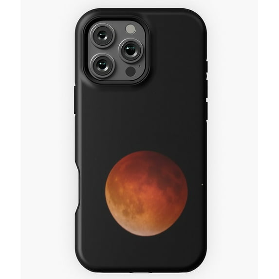 Lunar Eclipse Begins to Wane N3837 Phone Case for iPhone 17 16 15 14 13 12 11 Pro Max