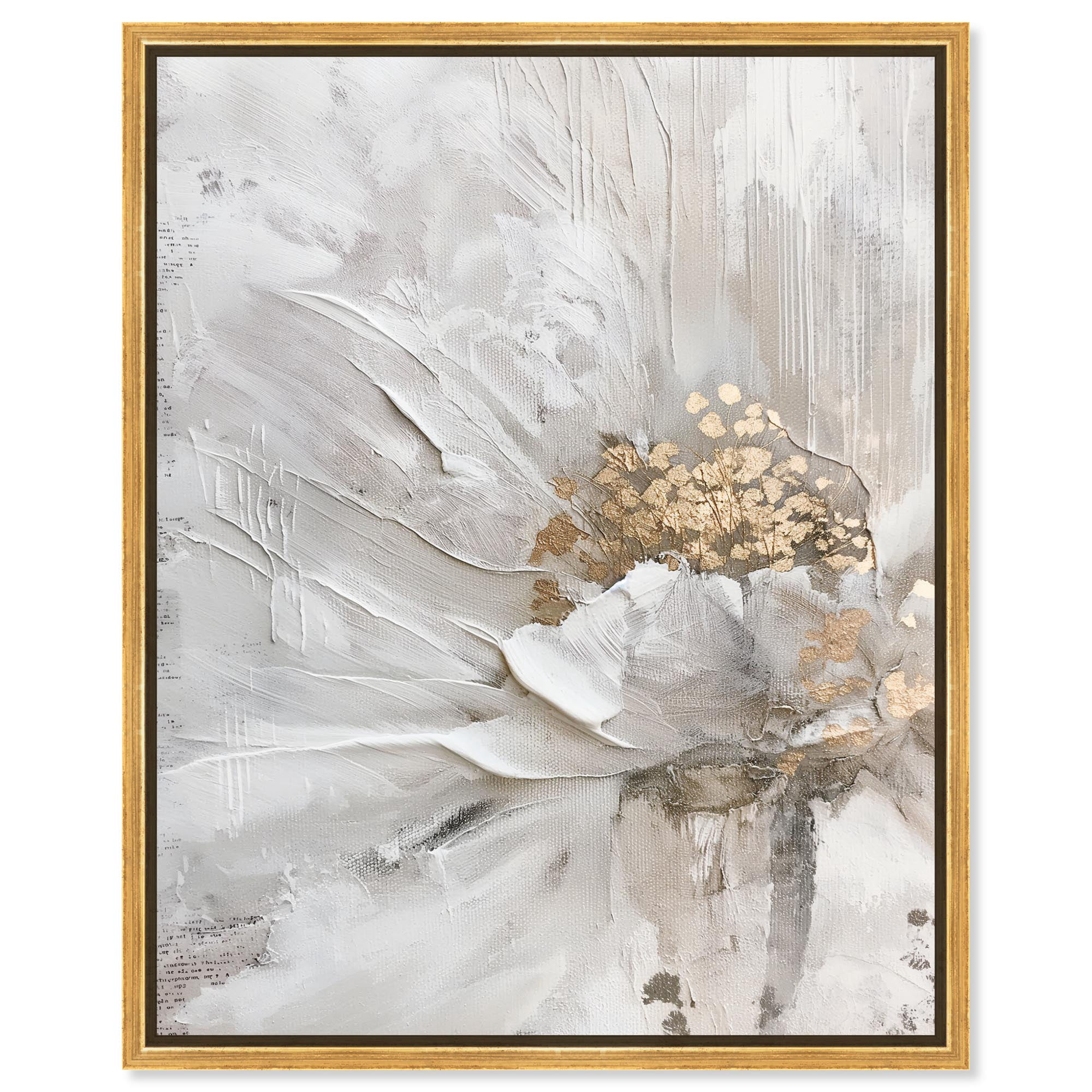 Lunar Heart (II) Canvas Elegant Art Prints by Art Remedy, Gold Frame ...