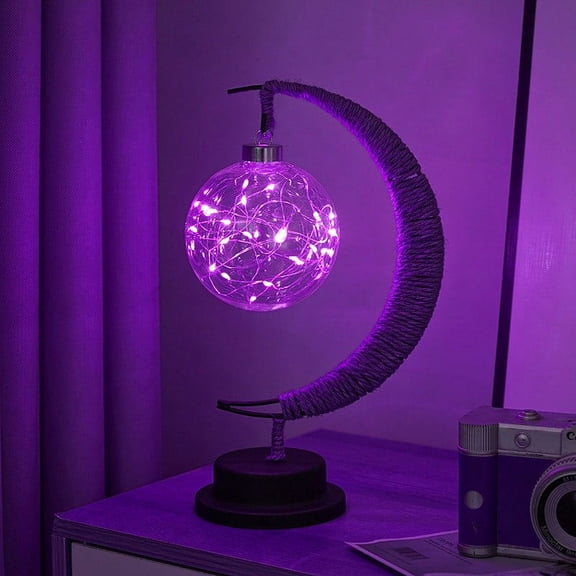 Lunar Lamp, LED Night Light, Hanging Moon Light, Dimmable Bedroom Decor, Wireless Home Decoration