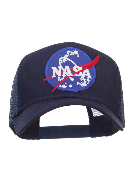 Lunar Landing NASA Patched Mesh Back Cap - Navy OSFM