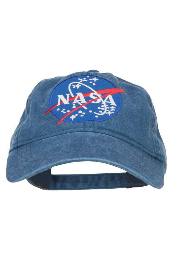 Lunar Landing NASA Patched Washed Cap - Navy OSFM