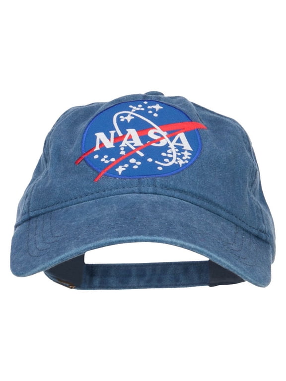 Lunar Landing NASA Patched Washed Cap - Navy OSFM