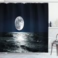 thumbnail image 1 of Lunar Magic Shower Curtain: Transform Your Bathroom with an Enchanting Celestial Design, 1 of 5