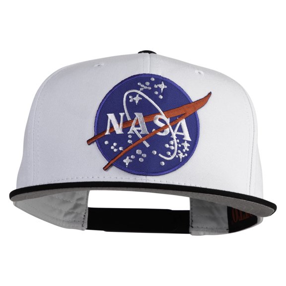 Lunar NASA Patched Two Tone Snapback - Black White OSFM
