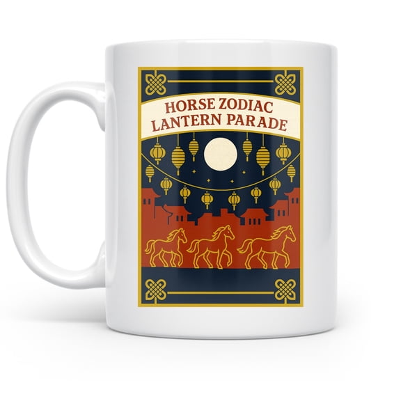 Lunar New Year 11 oz Coffee Mug - Meaningful Gifting White Ceramic