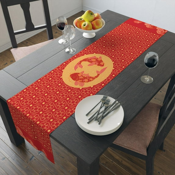 Lunar New Year | 90"x16" Polyester Table Runner