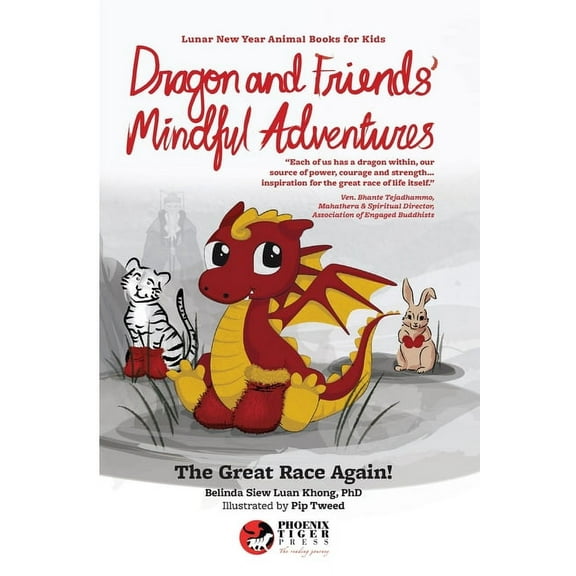 Lunar New Year Animal Books for Kids Dragon & Friends' Mindful Adventures: The Great Race Again!, (Paperback)