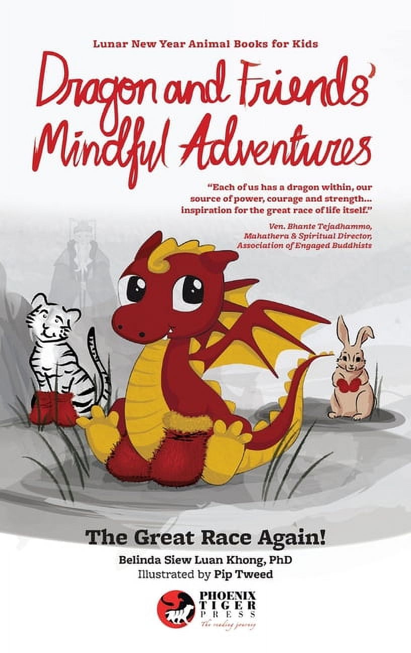 Lunar New Year Animal Books for Kids Dragon and Friends' Mindful Adventures: The Great Race Again!, (Hardcover)