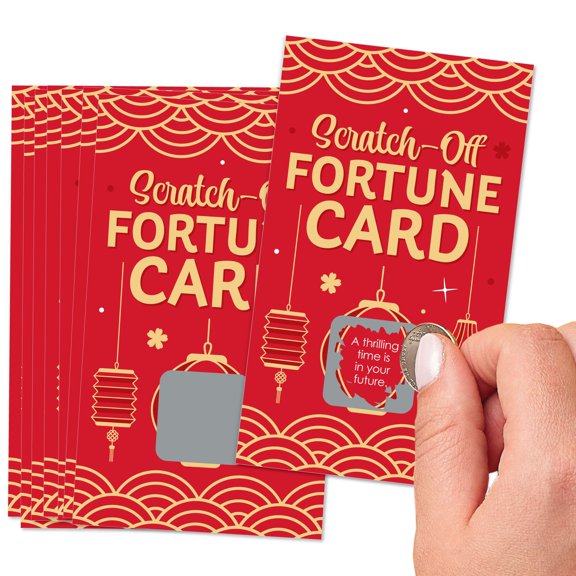 Lunar New Year Fortune - Scratch-Off Game Cards - 22 Cards
