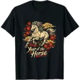 thumbnail image 1 of Lunar New Year Horse Zodiac Art T-Shirt All Size S-5Xl, 1 of 4