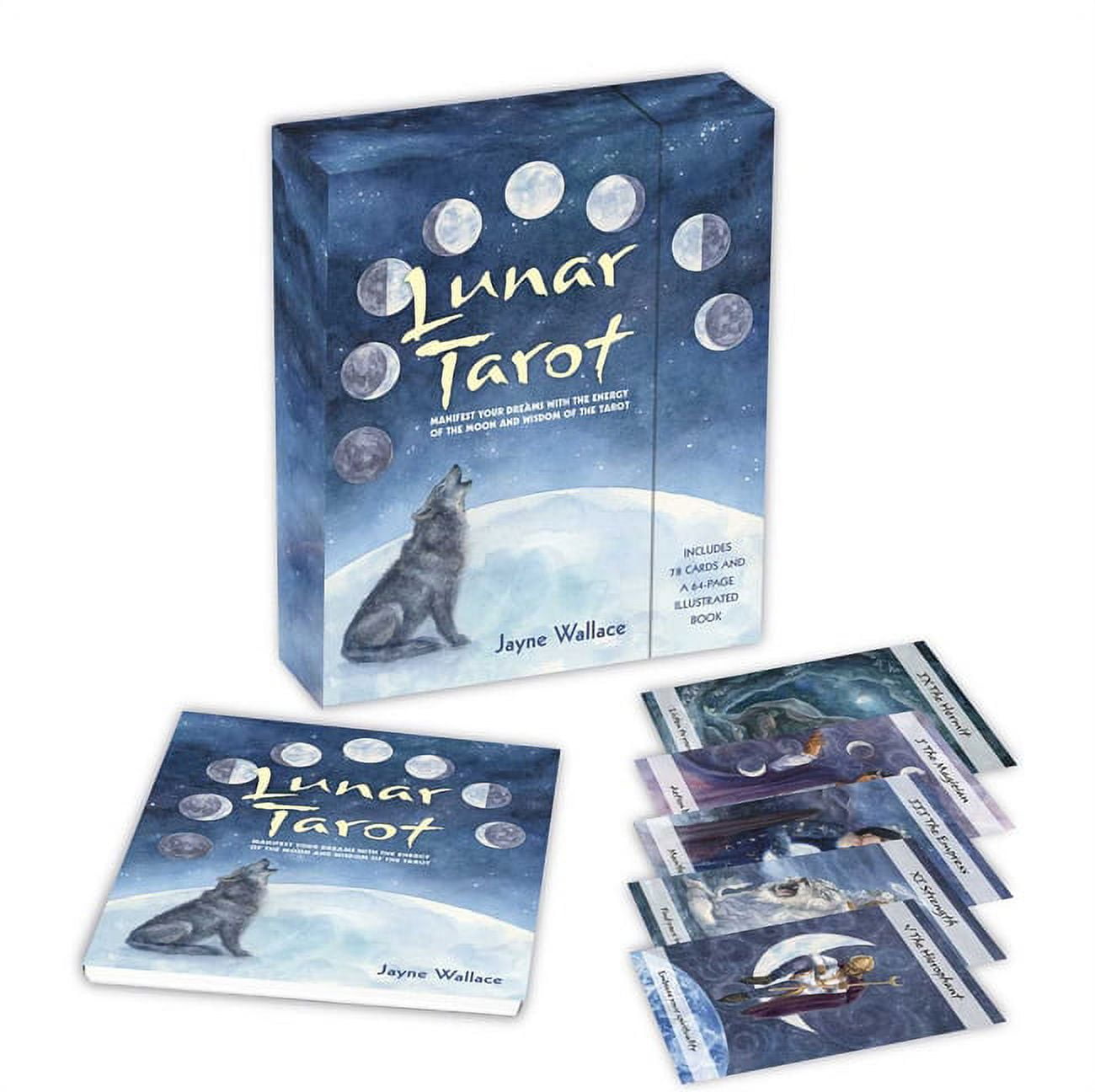Lunar Tarot: Manifest Your Dreams with the Energy of the Moon and Wisdom of the Tarot, (Paperback)