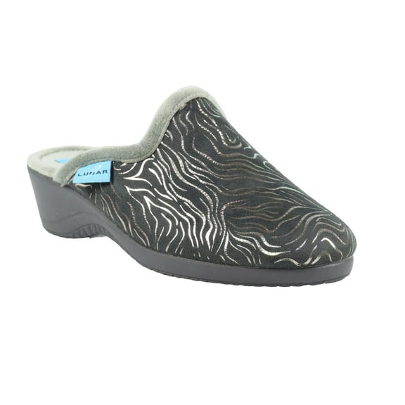 Lunar Womens Darlene Wedge Slippers