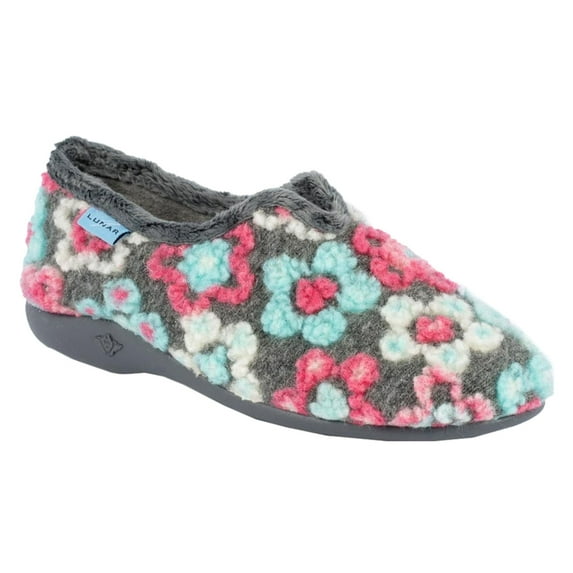 Lunar Womens Hippy Flower Slippers