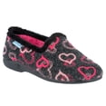 thumbnail image 1 of Lunar Womens Jolly Hearts Slippers, 1 of 6