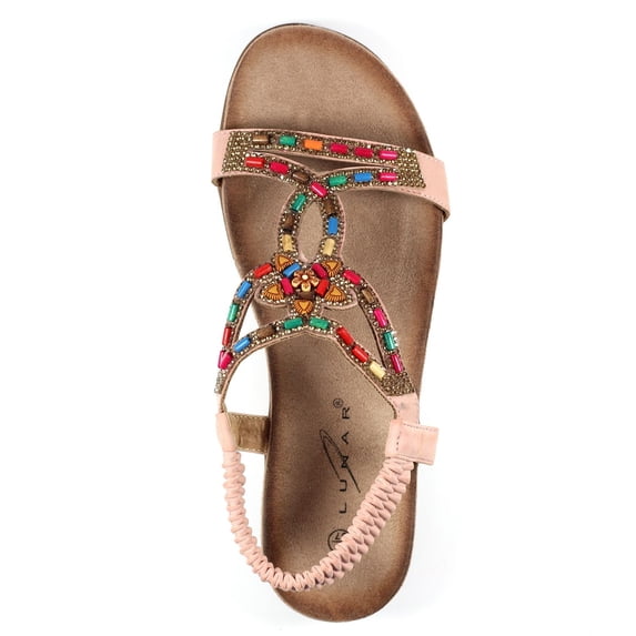 Lunar Womens Mariella Beaded Sandals