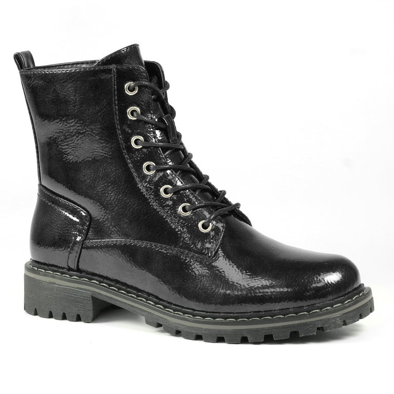 Lunar Womens Nala Faux Leather Ankle Boots - Walmart.com