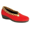 thumbnail image 1 of Lunar Womens Paloma Leopard Print Slippers, 1 of 6
