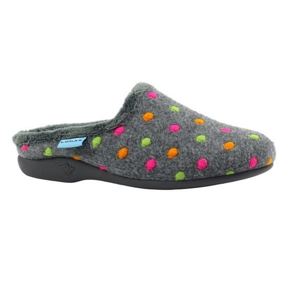 Lunar Womens Peanut Mule Slippers