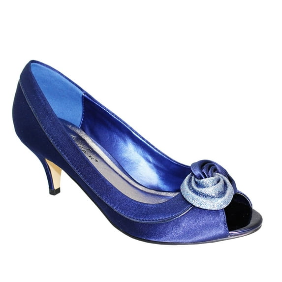 Lunar Womens Ripley Satin Court Shoes