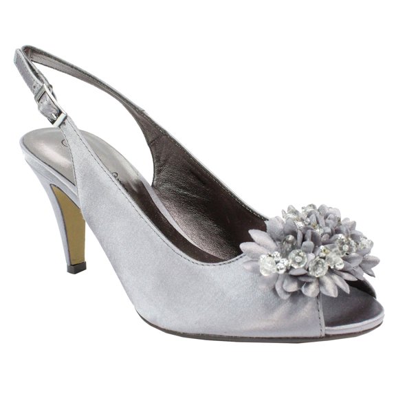 Lunar Womens Sabrina Corsage Court Shoes