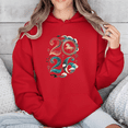 thumbnail image 1 of Lunar Year Horse 2026 Zodiac Celebration Festive Chinese New Year Hoodie Shirt, up to size 5XL, 1 of 2