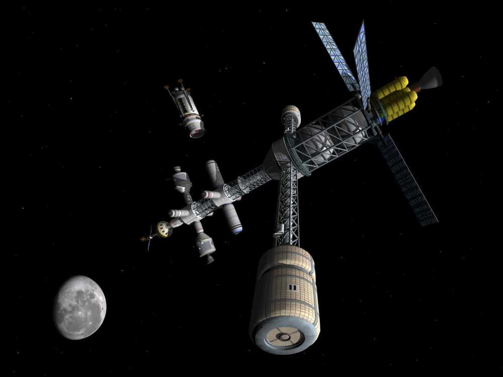 Lunar cycler centrifuge Canvas Art - Walter MyersStocktrek Images (33 x 25)