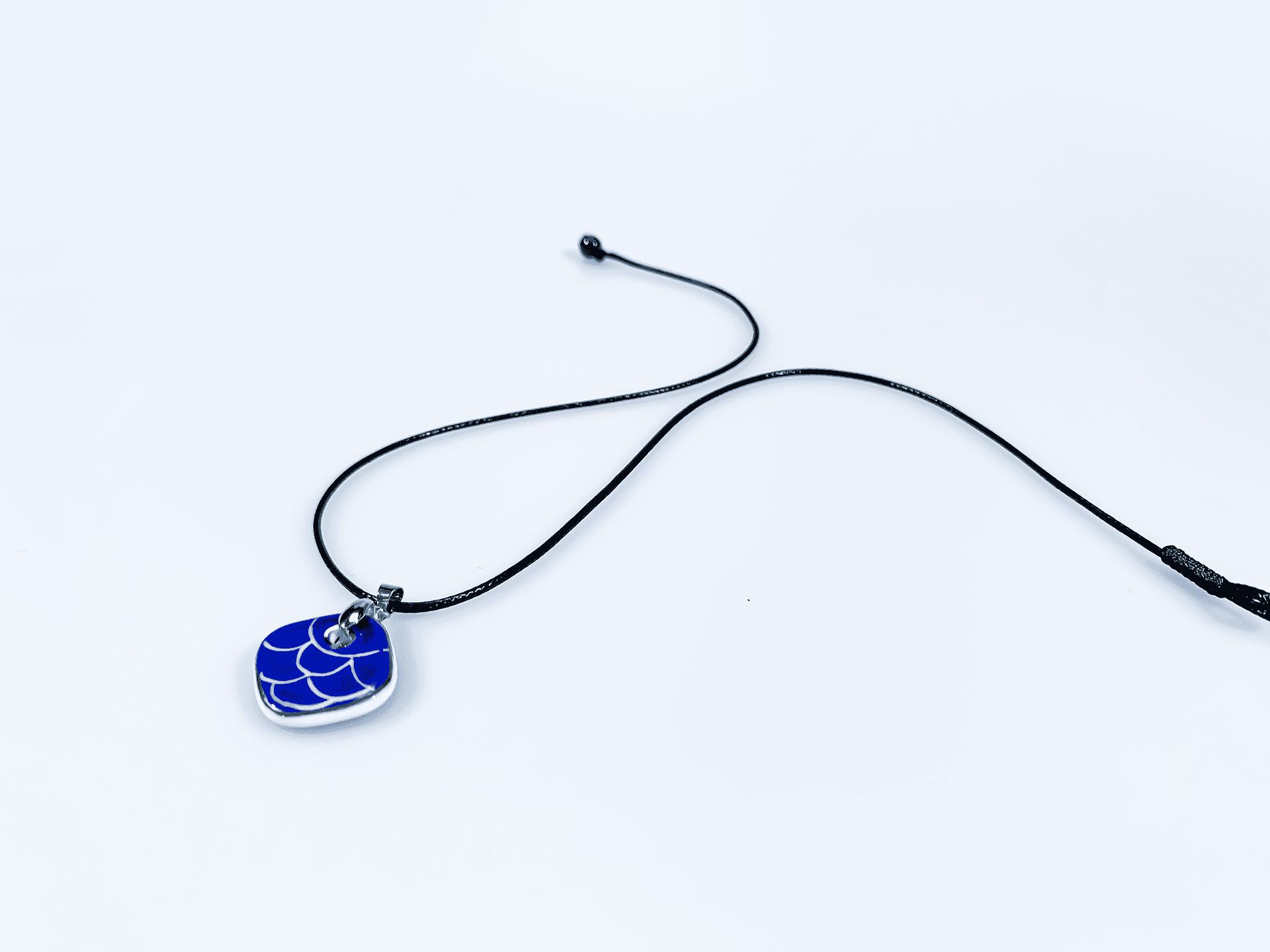 LunarHue Wish Ceramic Pendant, Porcelain Pendant With Traditional