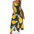 thumbnail image 1 of Lunarable Pineapple Fine Art Sleeveless Dress Summer Dress Woman 2025, 1 of 7